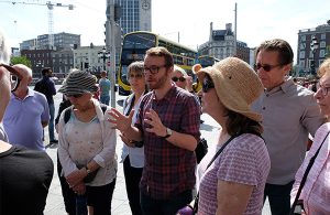 Theatrical Walking TourEach year we go on a private two-hour walking tour of Dublin, led by an expert from the Abbey Theatre. We visit and learn about significance places and people in Dublin's rich theatrical and literary past and present.
