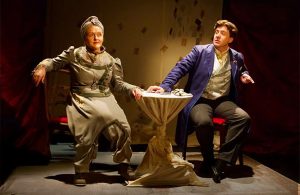 In Extremisby Neil Bartlett, directed by Joan Sheehy (Bewley's Lunchtime Theatre) “Intriguing footnote from Oscar Wilde's final days of freedom.” —The Irish Times